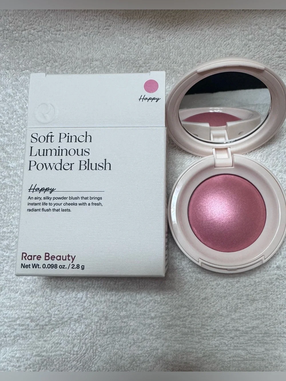 Rare Beauty Soft Pinch Luminous Powder Blush — Happy Pink